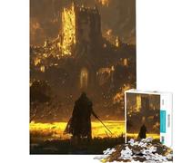 Puzzle Adulte 1000 pièces Le Destin des Chevaliers Puzzle 1000 pièces Décoration intérieure Jeu d'analyse et de logique Cadeau pour Amis et Famille (50x75cm)