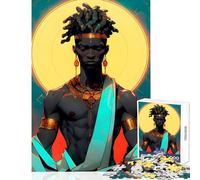 Puzzle Adulte 1000 pièces Le Dieu de la Tranquillité Jeu de Construction Idée Cadeau et Divertissement Jeu Relaxant avec pièces de Formes aléatoires Parfaitement emboîtables Dimensions 38x26cm