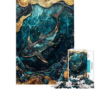 Puzzle Adulte 1000 pièces Le Vagabond Éternel (Art Kintsugi) Jeu Relaxant pour Adultes améliore la mémoire Cadeau Unique pour Un Anniversaire ou Noël (Dimensions 38x26cm)