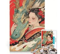 Puzzle Adulte 1000 pièces Les murmures du Dragon Jeu éducatif activités Amusantes à la Maison pour Un Anniversaire ou Noël 50x75cm