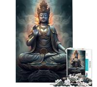 Puzzle Adulte 1000 pièces L'Éveil du Bouddha Jeu de réflexion et d'apprentissage Jouet éducatif Cadeau d'anniversaire pour Femme (Dimensions 38x26cm)