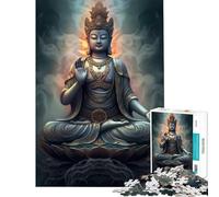 Puzzle Adulte 1000 pièces L'Éveil du Bouddha Jeu Impossible Défi d'intelligence cérébrale Jouet addictif Cadeau d'anniversaire pour s'amuser en Famille (Dimensions 38x52cm)