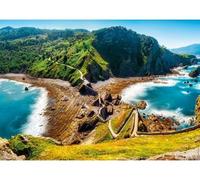 Puzzle Adulte 1000 Pieces l'ile aux Dragons - Set Collection Paysage mer et Montagne + 1 Carte Tigre