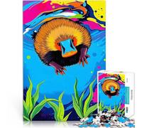 Puzzle Adulte 1000 pièces L'Odyssée sous-Marine de l'ornithorynque Jeux Amusants en Famille Interaction Parent-Enfant 75x50cm