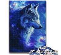 Puzzle Adulte 1000 pièces Loup pour et à partir de 14 Ans Jouets de Jeu Car C'est Un pour Toute la Famille 50x75cm