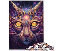 Puzzle Adulte 1000 pièces Lynx Adorable Le Puzzle 26x38cm Collection Artistes Beaux-Arts Convient aux Adolescents de 14 Ans et Plus