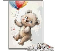 Puzzle Adulte 1000 pièces Magnifique Puzzle Ours Aquarelle pour Les Adolescents, Les Couples et Les Amis pour Les Anniversaires, Noël (Taille : 26x38cm)