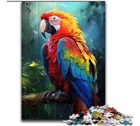 Puzzle Adulte 1000 pièces, Magnifique Puzzle Perroquet, décoration à Faire soi-même, défi cérébral, pour Adulte, Famille, Cadeau de Vacances (Taille : 50x75cm)