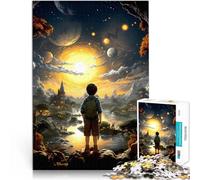 Puzzle Adulte 1000 pièces Magnifique Vue Nocturne pour Le Jeu éducatif Challenge Toy Cadeau d'anniversaire, Cadeaux, décoration Murale 75x50cm