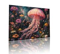 Puzzle Adulte 1000 pièces Méduse Rêve Puzzles Classiques pour Adultes et Enfants à Partir de 6 Ans éducatif Jouets, Qualité Supérieure Mystery Jeu Éducatif Challenge Toy, pour Cadeaux 50x75cm t-926