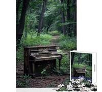 Puzzle Adulte 1000 pièces Mélodie de la forêt Jeu de Construction Cadeau de Père Noël Secret Casse-tête Stimulant et Anti-Stress Dimensions 38x26cm