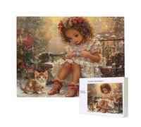 Puzzle Adulte 1000 Pièces Mignon Fille 75x50cm Impossible Difficile Défiant, Puzzles pour Adultes Jeu éducatif Défi Jouets 1000 Pièces Puzzles pour Adultes, Divertissement Créatif Cadeau u-426