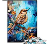 Puzzle Adulte 1000 pièces Moineau sur l'arbre 50x75cm Idéal pour Les Adolescents et Les collectionneurs, Cadeau de Voyage, activité familiale