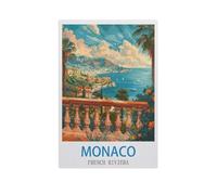 Puzzle Adulte 1000 Pièces,Monaco, Riviera Française,Puzzle Classique Jouet Jeu De Puzzle Unique Décorations pour La Maison Et Cadeaux Puzzle pour Enfants Et Adultes(75x50cm)-GC76
