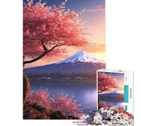 Puzzle Adulte 1000 pièces Mont Fuji Serein Jeu Impossible à réaliser à la Maison décoration Convient aux Personnes de 14 Ans et Plus (50x75cm)
