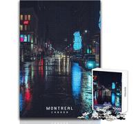 Puzzle Adulte 1000 pièces Montréal Jeux éducatifs Niveau Difficile pour Un Anniversaire Dimensions 38x52cm