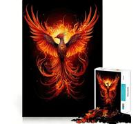 Puzzle Adulte 1000 pièces Motif Oiseau phénix, Casse-tête Relaxant, à Assembler, Cadeau de Noël (38x52cm)