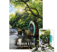 Puzzle Adulte 1000 pièces Moulin à Eau de Saint-Paul Puzzle pour Adolescents Passe-Temps idéal pour Un Anniversaire Noël ou Tout Autre Cadeau (Taille 38x52cm)