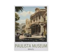 Puzzle Adulte 1000 Pièces，Musée Paulista, Brésil，Puzzle Classique Jouet Jeu De Puzzle Unique Décorations pour La Maison Et Cadeaux Puzzle pour Enfants Et Adultes（38x26cm）-BB75