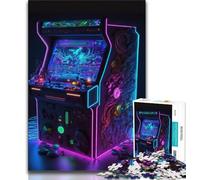 Puzzle Adulte 1000 pièces Neon Game, Puzzle 1000 pièces, Jeu Stimulant, idéal comme Cadeau pour Toute la Famille (Taille 38x26cm)