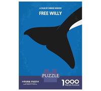 Puzzle Adulte 1000 Pièces No1359 My Free Willy Puzzles pour Adolescents, Jouets Anti-Stress, Défi Difficile, Cadeau d'anniversaire Unique 52x38cm/1000pcs