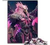 Puzzle Adulte 1000 pièces Oiseau du Ciel Rose en Bois, Jeu Familial interactif, adapté aux 14 Ans et Plus 50x75cm pour Jeu interactif en Famille