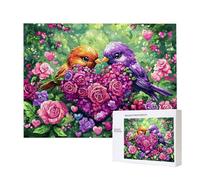 Puzzle Adulte 1000 Pièces Oiseaux d'amour 75x50cm Impossible Difficile Défiant, Puzzles pour Adultes Jeu éducatif Défi Jouets 1000 Pièces Puzzles pour Adultes, Divertissement Créatif Cadeau u-12