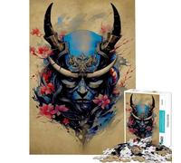 Puzzle Adulte 1000 pièces Oni Samurai No Educational Challenge Hand Speed Race Impossible Game pour Les 14 Ans et Plus (38x52cm)