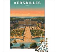 Puzzle Adulte 1000 pièces Palace of Versailles | Défi de taille difficile et stimulant anniversaire et cadeaux uniques 38x52cm