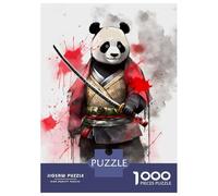 Puzzle Adulte 1000 Pièces Panda Puzzles Adultes Anti-Stress - Niveau De Difficulté Élevé - Cadeau Unique pour Un Anniversaire Ou Noël 38x26cm/1000pcs