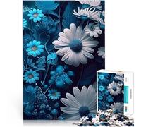 Puzzle Adulte 1000 pièces Papier Peint Fleurs Jouets addictifs pour Le défi de l'intelligence cérébrale Bon Cadeau 38x26cm