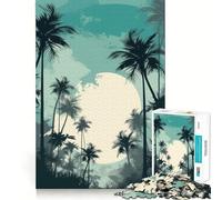 Puzzle Adulte 1000 pièces Paradis Tropical Jeu de précision, Jouet cérébral Intelligent, pour Passer du Temps Libre, Cadeau d'anniversaire pour stimuler l'esprit (50x75cm)