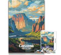 Puzzle Adulte 1000 pièces Parc National de Canaima, Venezuela Illustration Jouet Jeu éducatif Motif à Assembler Art à Offrir Dimensions 38x26cm
