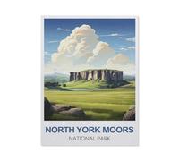 Puzzle Adulte 1000 Pièces，Parc National des North York Moors，Puzzle Classique Jouet Jeu De Puzzle Unique Décorations pour La Maison Et Cadeaux Puzzle pour Enfants Et Adultes（38x26cm）-S96