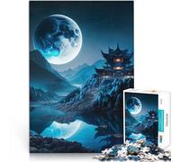 Puzzle Adulte 1000 pièces Paysage Chinois Fabriqué en Carton pour Les 14 Ans et Plus Jouet éducatif pour Apprendre Cadeaux pour Les Amis et la Famille。Taille：38x52cm/14.96x20.47pouce