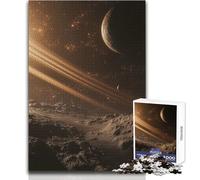 Puzzle Adulte 1000 pièces, Paysage de planète Extraterrestre, Jeu éducatif Familial, Une œuvre d'art, Cadeau d'anniversaire, Dimensions 38x52cm