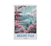 Puzzle Adulte 1000 Pièces Paysage Puzzle en Bois Puzzle en 3D，Mont Fuji, Japon，DIY Éducatif Puzzle Noël Décoration De Maison Cadeau（75x50cm）-GF6