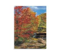 Puzzle Adulte 1000 Pièces Paysage Puzzle en Bois Puzzle en 3D，Moulin à Grains de Glade Cr IY Art Moderne Cadeau Spécial Déco Maison（75x50cm）-AO47