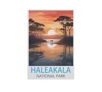 Puzzle Adulte 1000 Pièces Paysage Puzzle en Bois Puzzle en 3D,Parc National Haleakala,DIY Éducatif Puzzle Noël Décoration De Maison Cadeau(75x50cm)-FQ46