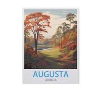 Puzzle Adulte 1000 Pièces Paysage Puzzle en Papier Puzzle en 3D，Augusta Géorgie，Coloré DIY Art Moderne Cadeau Spécial Déco Maison（50x70cm）-IF39