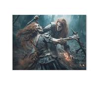 Puzzle Adulte 1000 Pièces Paysage Puzzle en Papier Puzzle en 3D，Les Inenclos，DIY Art Moderne Cadeau Spécial Déco Maison（38x26cm）-AG32