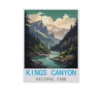 Puzzle Adulte 1000 Pièces Paysage Puzzle en Papier Puzzle en 3D，Parc National de Kings Canyon，DIY Art Moderne Cadeau Spécial Déco Maison（38x26cm）-M22