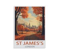 Puzzle Adulte 1000 Pièces Paysage Puzzle en Papier Puzzle en 3D，St. James’s Park, London，Coloré DIY Art Moderne Cadeau Spécial Déco Maison（38x26cm）-HG51