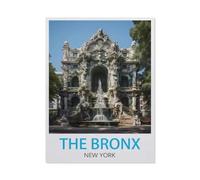 Puzzle Adulte 1000 Pièces Paysage Puzzle en Papier Puzzle en 3D，The Bronx, New York，Coloré DIY Art Moderne Cadeau Spécial Déco Maison（38x26cm）-V62