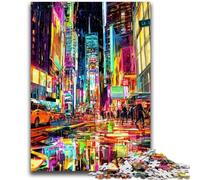 Puzzle Adulte 1000 pièces Paysage Urbain de New York pour et à partir de 14 Ans Jouets de Jeu Car C'est Un pour Toute la Famille 26x38cm
