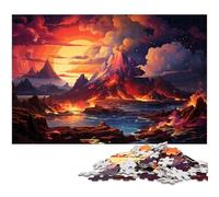 Puzzle Adulte 1000 pièces Paysages Magnifiques et Merveilleux Puzzle avec Affiche et fiche de Questions réponses Assorties 1000 pièces (75 x 50 cm)