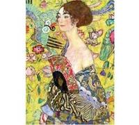 Puzzle adulte 1000 pieces peinture : la dame à l'éventail - collection peintre klimt + carte tigre
