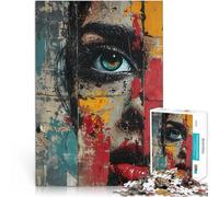 Puzzle Adulte 1000 pièces Peinture Murale Urban Gaze Jouet éducatif intellectuel décompressant Une œuvre d'art 75x50cm