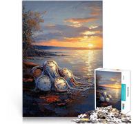 Puzzle Adulte 1000 pièces Persistance de la mémoire inspirée par l'impressionnisme Casse-tête Idées Cadeaux 38x26cm