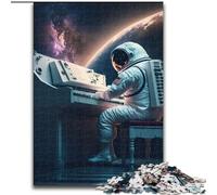 Puzzle Adulte 1000 pièces Piano dans l'espace, en Bois, idéal pour Les Loisirs en Famille pour Les fêtes et Les Anniversaires(1000 pièces, 50x75cm)